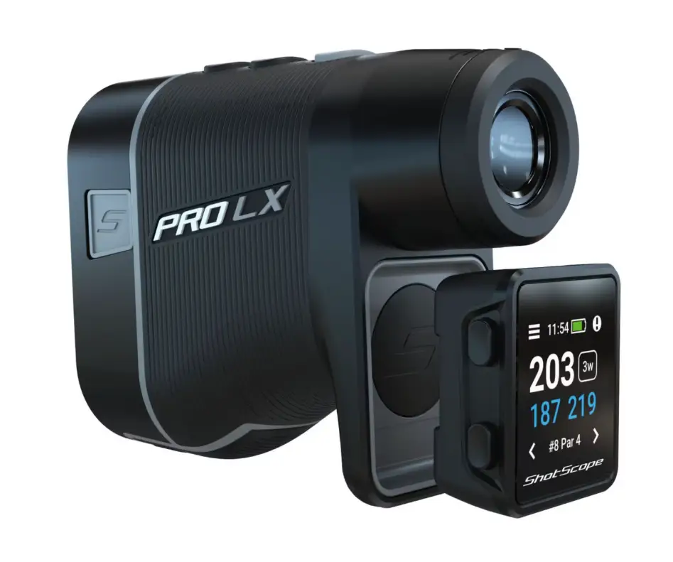 Shot Scope PRO LX+ — mode slope et affichage OLED en oculaire