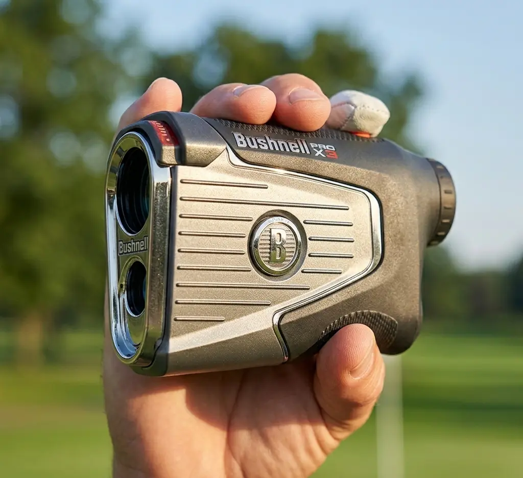 Bushnell Pro X3+ LINK : optique 7x et affichage LED rouge dans l'oculaire