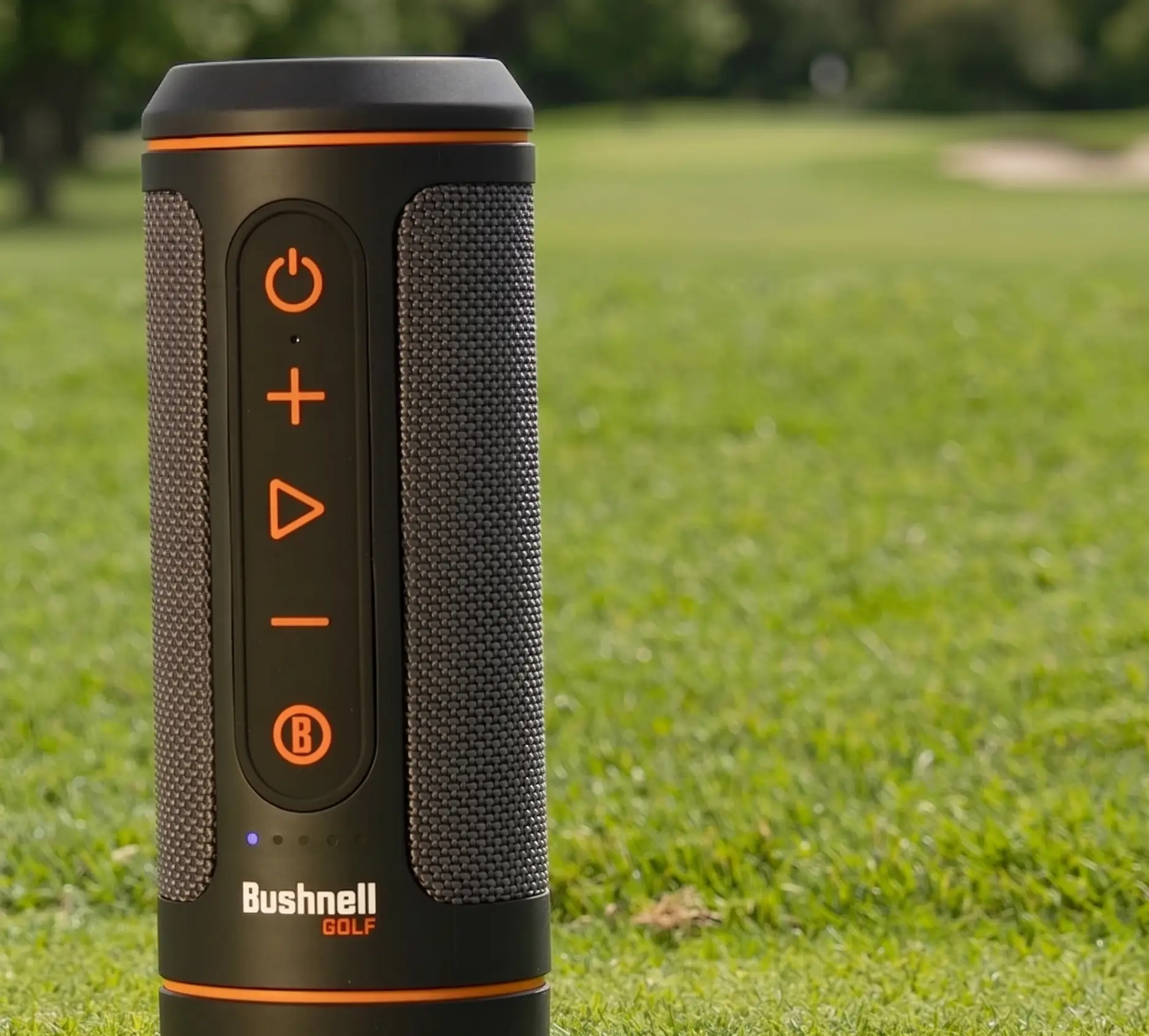 Bushnell Wingman 2 — vue de face, bouton central et affichage LED