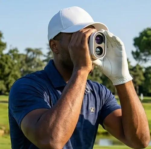 Garmin Approach Z82 dans les mains sur le parcours